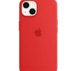 Capa Capinha Silicone Para Iphone  Cor Vermelho 13 Normal - Imagem 2